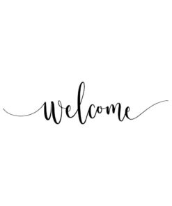 สติ๊กเกอร์ไวนิล ตกแต่งผนัง ข้อความ "welcome" ขนาด 30x8 cm เป็นสติ๊กเกอร์ PVC ใช้ติดภายนอกได้ ใช้ตกแต่งเป็นข้อความต้อนรับ - Image 3